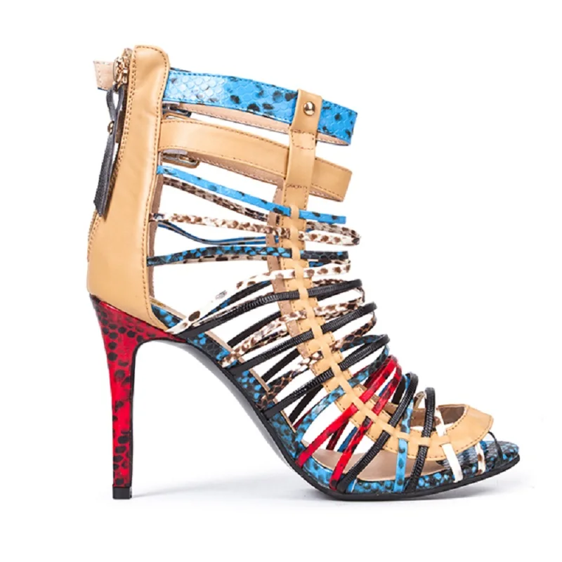 Оригинальные Великолепные женские босоножки высококачественные туфли с