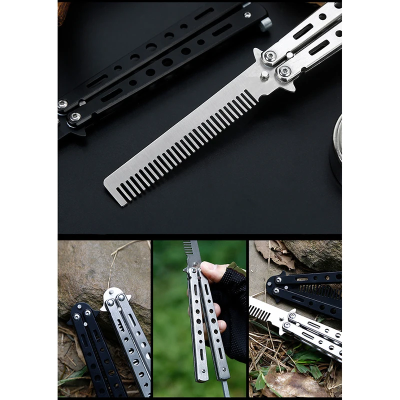 Тренировочный нож с тупым лезвием 220 мм из нержавеющей стали для боевых действий