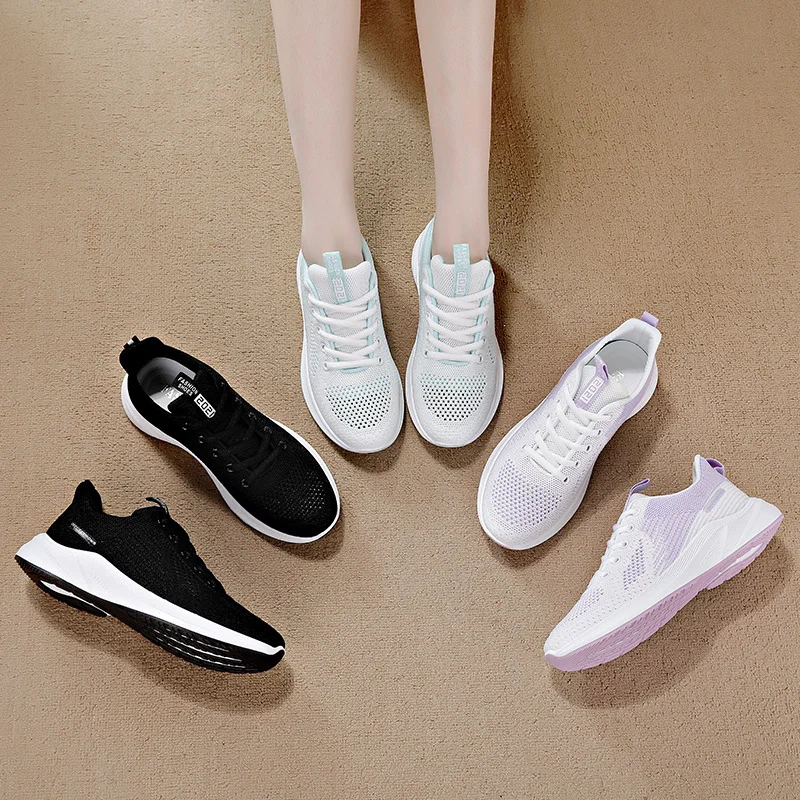 

Tennis Shoes Breathable Mesh Lace-up Women's Sports Shoes Casual Outdoor Fitness Shoes Women's Sports Shoes Women's Sports Shoes