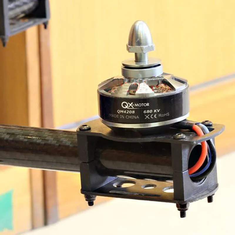 

4PCs Motor Seat Mount Base Holder for ZD550/ZD850 RC Drone Quadcopter UAV Frame 1.5mm Carbon Fiber For 20/25mm Tube