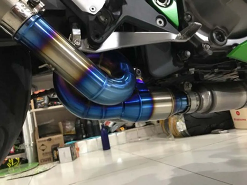 Выхлопной глушитель TKOSM Z800 для мотоцикла средний выхлопной Kawasaki 2013 2014 2015 16 |