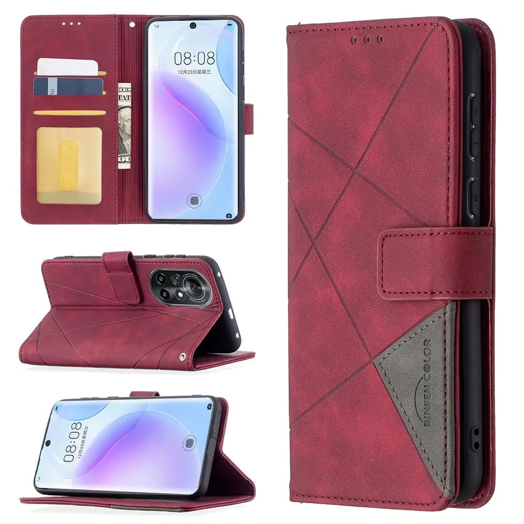 

Leather Case For Huawei P50 P40 Pro P30 Lite P Smart Z Y5 Y6 Y7 Y9 Prime 2019 2020 2021 Honor 9A 9S 9X Lite PU Flip Cover Bags