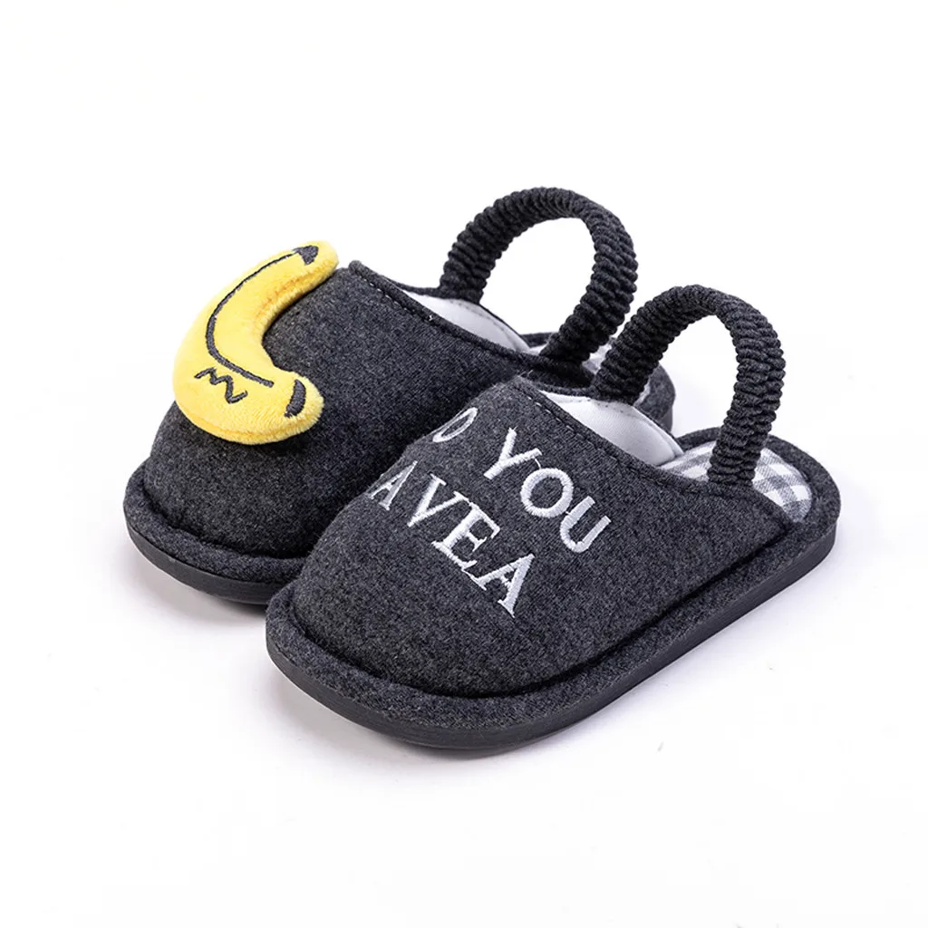 Домашние теплые Нескользящие домашние тапочки с рисунком кота домашняя обувь