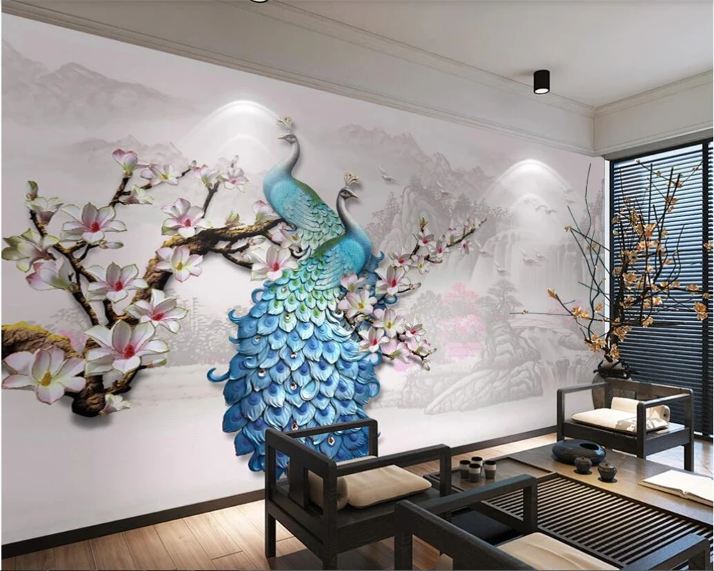 Обои на заказ бежевые 3d розы рельефные фото простые декоративные обои для стен 3 d