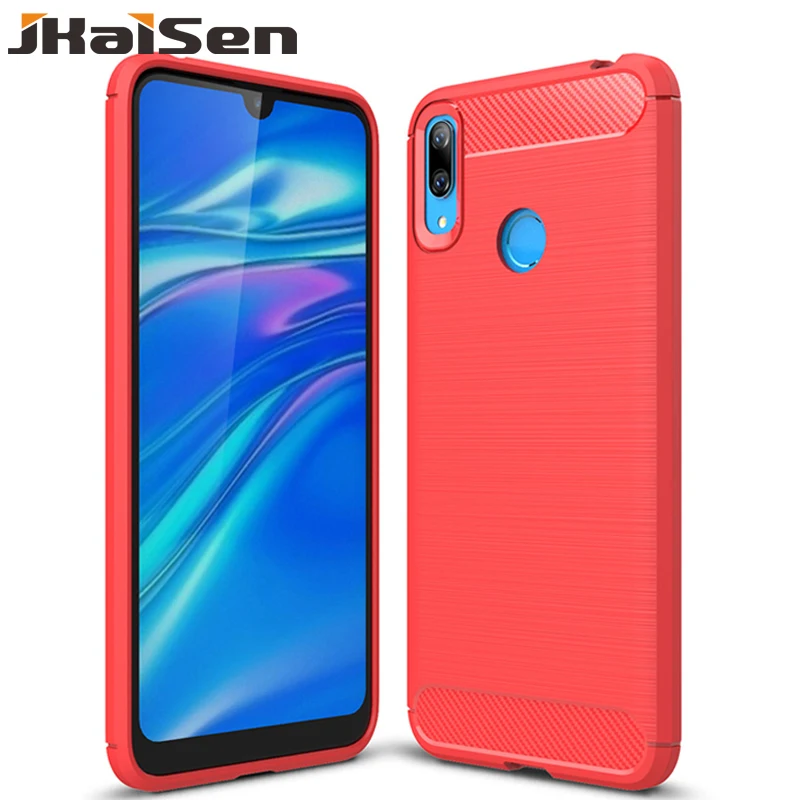 Противоударный силиконовый чехол JKaiSen для телефона Huawei Y7Prime Y7 Y7Pro Y9 Y7A Y9Prime Y9S YMAX Y8P