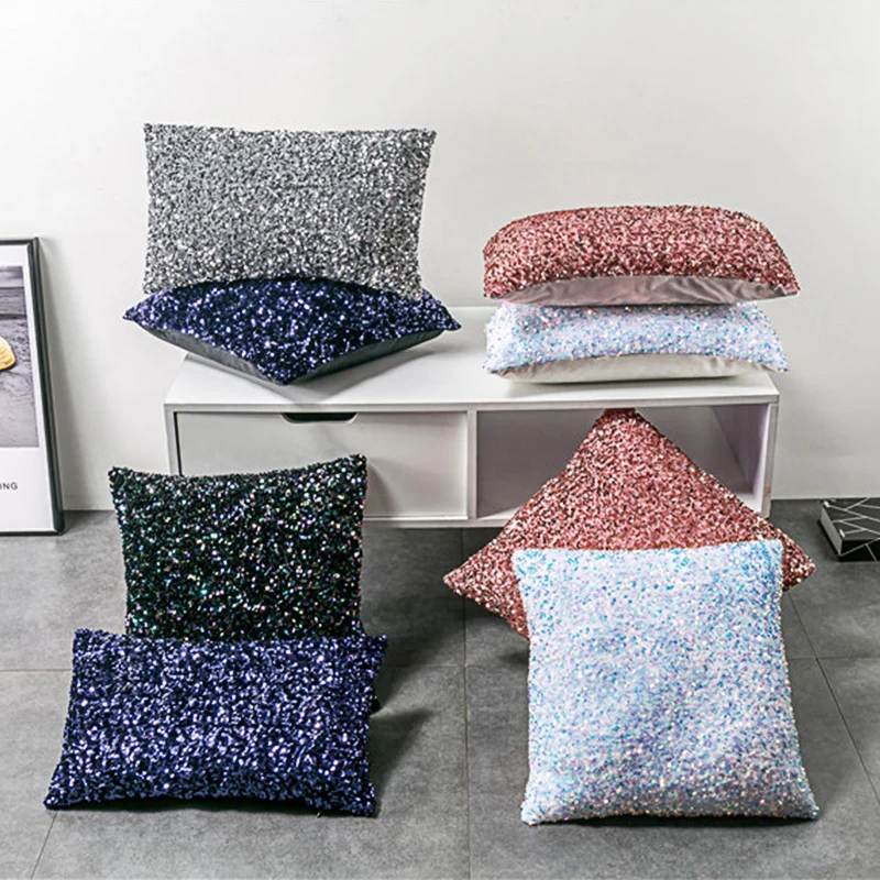 Платье с блестками и вышивкой ручной работы наволочки для диванных подушек