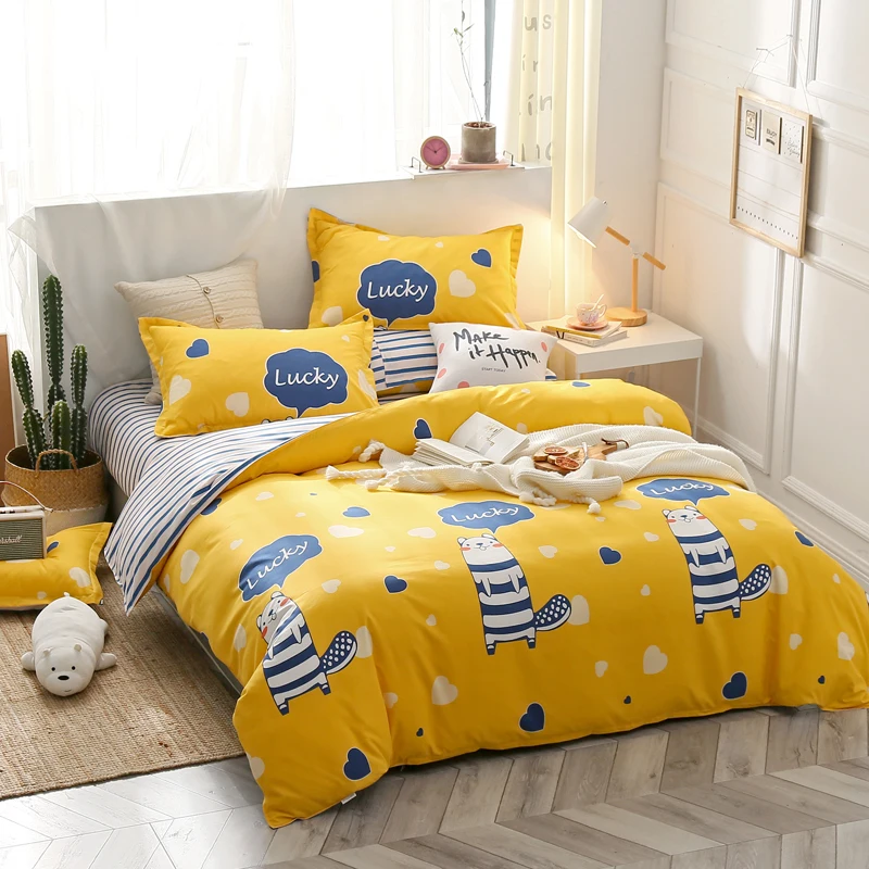 Комплект постельного белья BEST.WENSD с ананасом 1 шт. пододеяльник покрывало 150x22 0