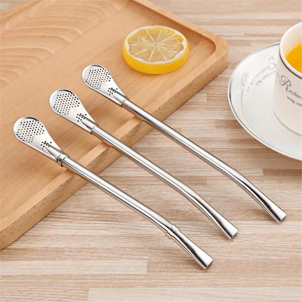 Нержавеющая сталь питьевой соломы фильтр ручной работы Yerba mate бомбилья из тыквы