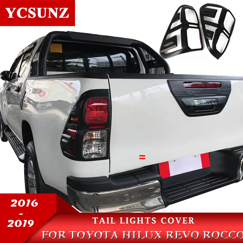 Аксессуары для стайлинга автомобилей задние фонари Крышка Toyota Hilux Revo Rocco 2016 2017 2018