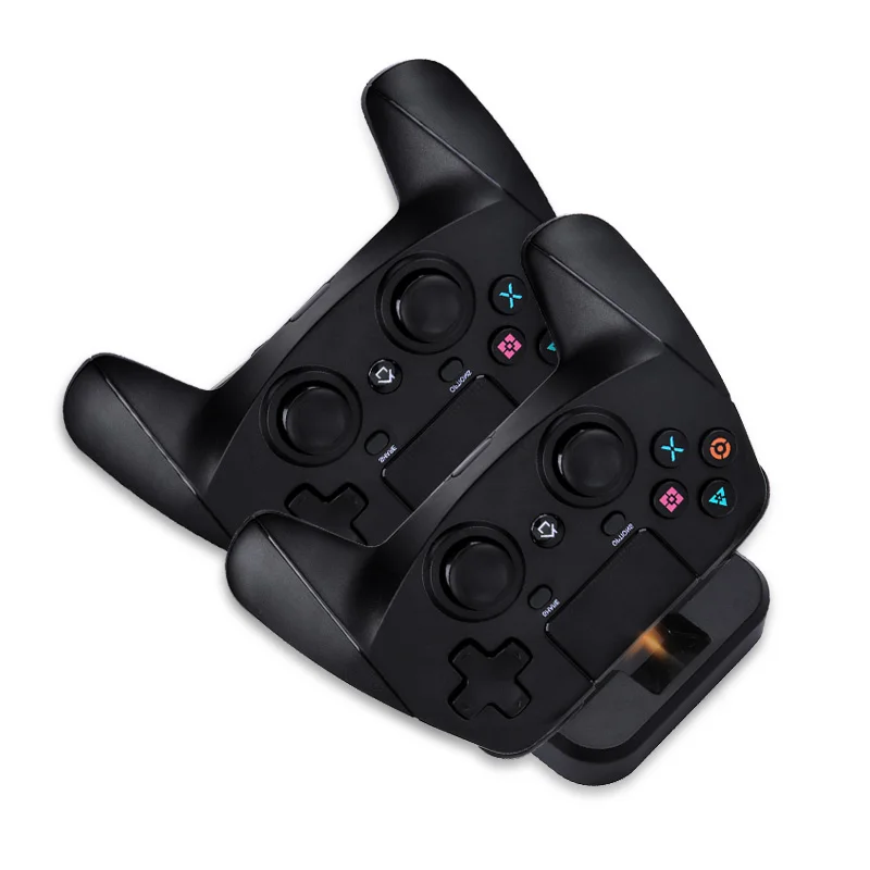 Зарядная станция с двумя USB разъемами зарядная для контроллера PS4 и игровой