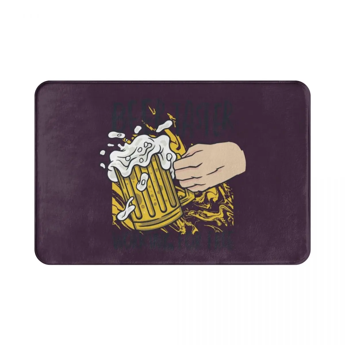 

Пивной полиэстеровый коврик, нескользящий, водостойкий, маслостойкий, для входа, кухни, спальни, балкона, туалета, гостиной, 40*60