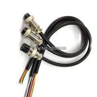 gx12 female m12 male gx12 4 5 2345678910 plug in aviation plug socket connector with 15cm 22awg