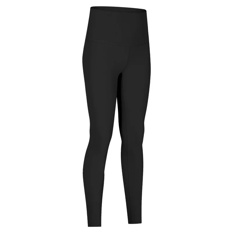 

L-112 Spandex Women yoga Full pants High Waist Sports Gym Wear Leggings Elastic Fitness Lady Overall Long Tights Workout Naked