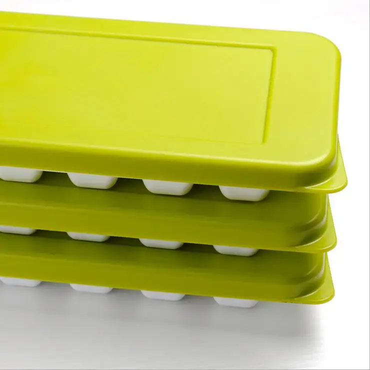 Хорошие ручки без проливания льда кубик лоток Силиконовая крышка DIY инструмент