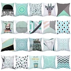 Новый светильник для подушки светло-Мятно-зеленого цвета, чехол для подушки с современным геометрическим принтом в стиле бохо, декоративный чехол для подушки, чехол для дивана, дивана, Подарочный чехол для дома