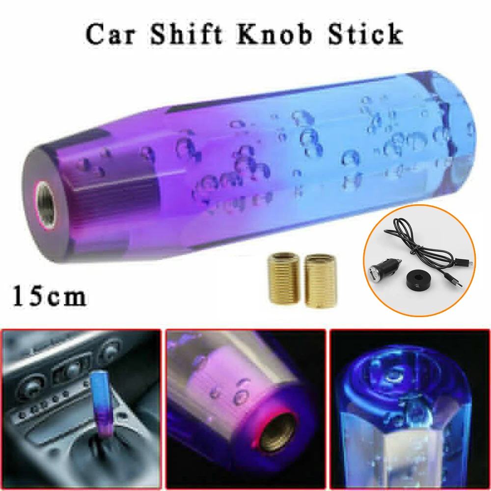 1 шт. 15 см ручка переключения скоростей для автомобиля со светодиодным светом