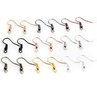 100pcslot diy earring findings earrings clasps hooks fittings diy jewelry making accessories iron hook earwire jewelry 2021