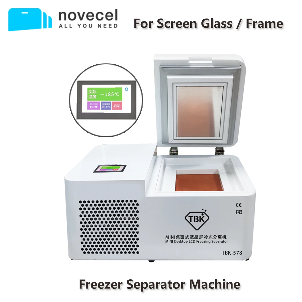 

TBK 578 Mini Desktop LCD Freezing Separator Separating Machine -185 degree freezer For Samsung iPhone Tablet Screen Repair