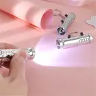 2in1 Мини Вспышка светильник детектор UV светильник брелок игрушка для детей, хороший подарок