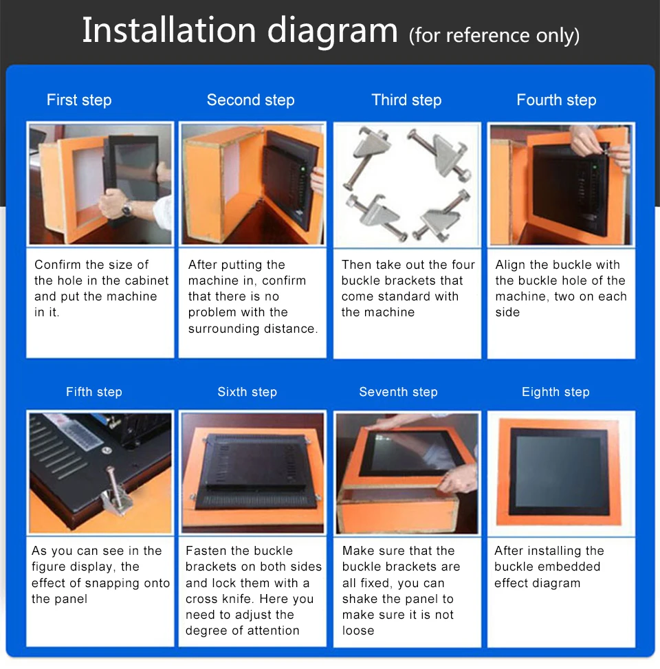 

14" 15" 15.6 inch Industrial Desktop Computer With Resistive Touch Intel Core i3 3217U windows XP/7/10 mini AIO PC SSD WIFI