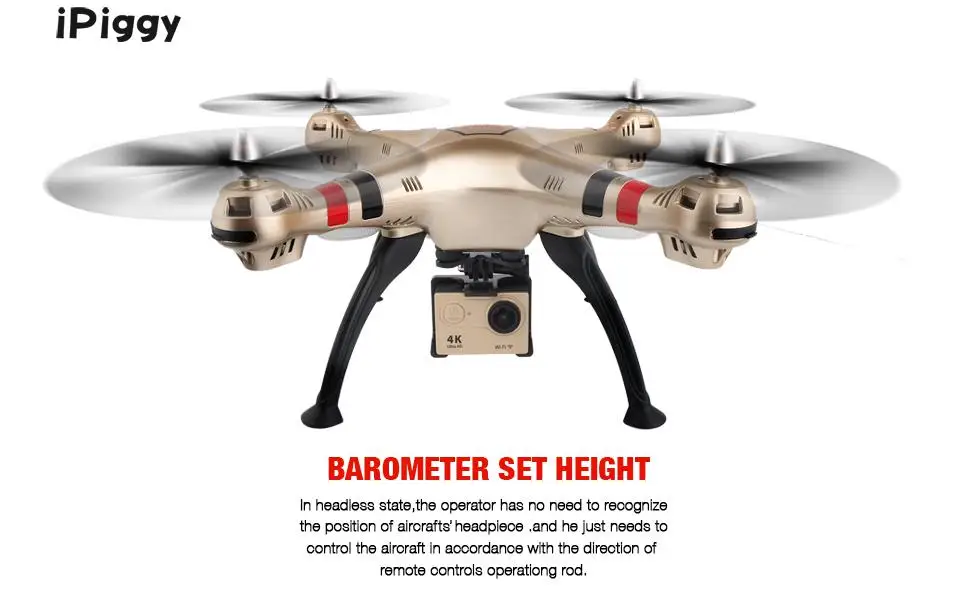 2017 SYMA X8W X8HW 6 оси гироскопа RTF Дрон RC FPV дрона с дистанционным управлением 4 K/1080 P WI FI