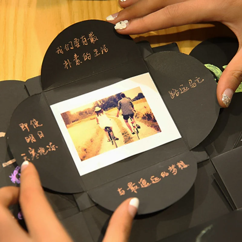 Альбом сделай сам Подарочная коробка агентства сюрприз Взрывная Руководство