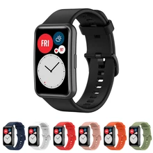 Smart Sports Watch Straps for Huawei Watch Fit 22mm Silicone Replace Wrist Band Wearable Devices Accessories