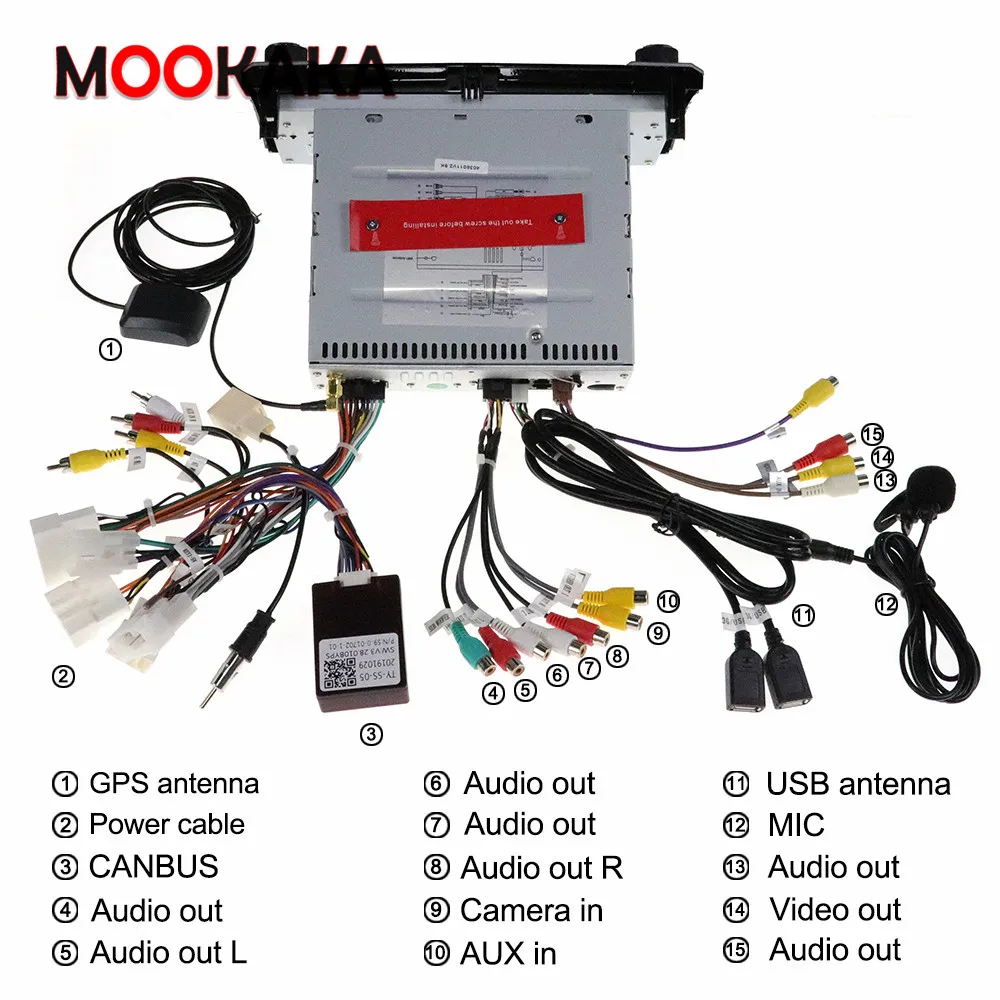 Автомобильный мультимедийный плеер PX6 на Android 10 0 с экраном 128G для Toyota Sequoia Tundra 2014