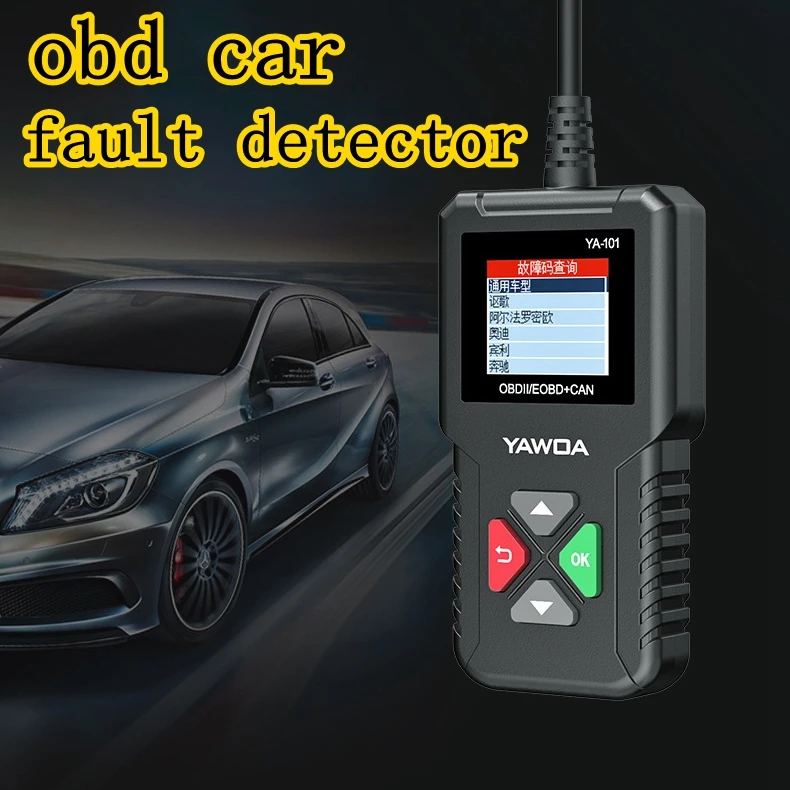 

YA101 OBD2 Auto Detector Car Tools Russian Language Car Scanner Diagnostic Tool Check Engine Car Auto Diagnostic Scanner Tool