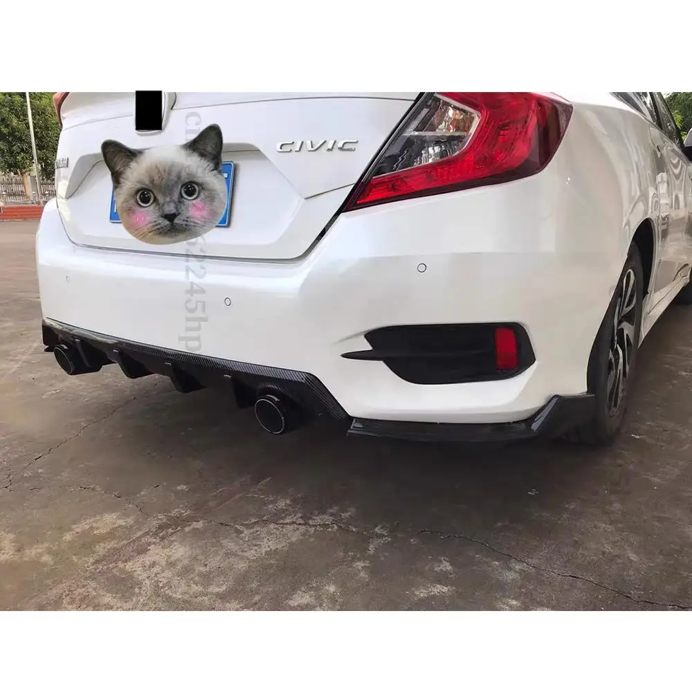 Диффузор для заднего бампера задняя крышка выхлопных газов внешняя часть