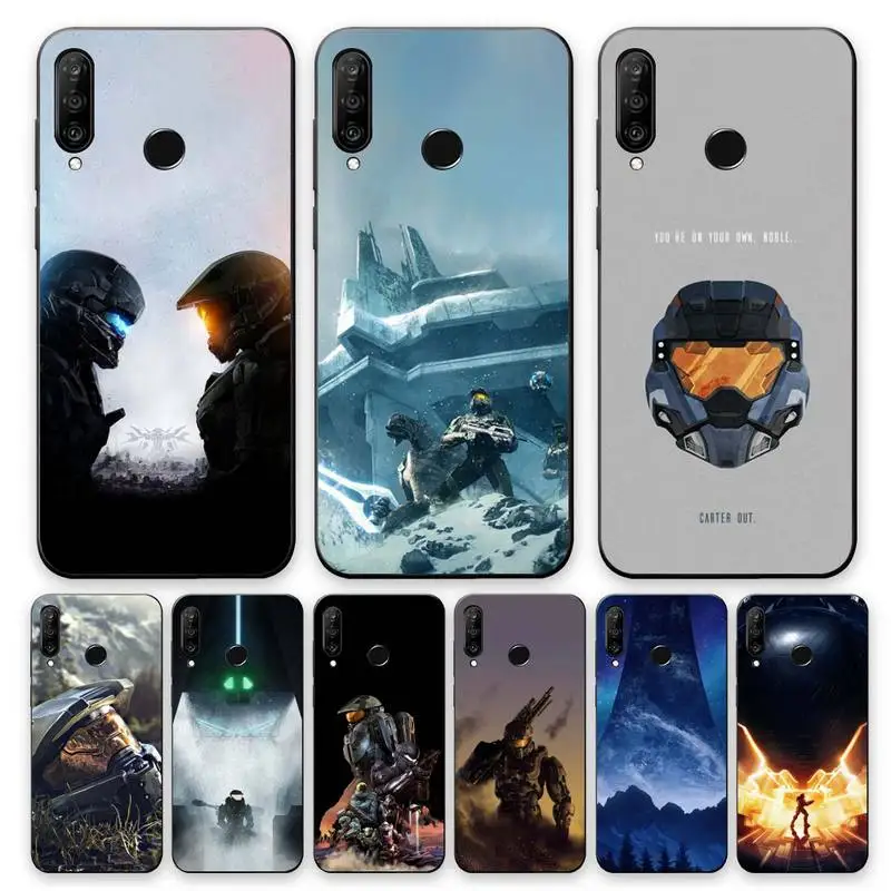 

Крутой чехол для телефона Game HALO для Huawei P30 Pro P20 Lite P10 P40 E P Smart Z Plus 2018 2019 2020 Mate 20 10, чехол