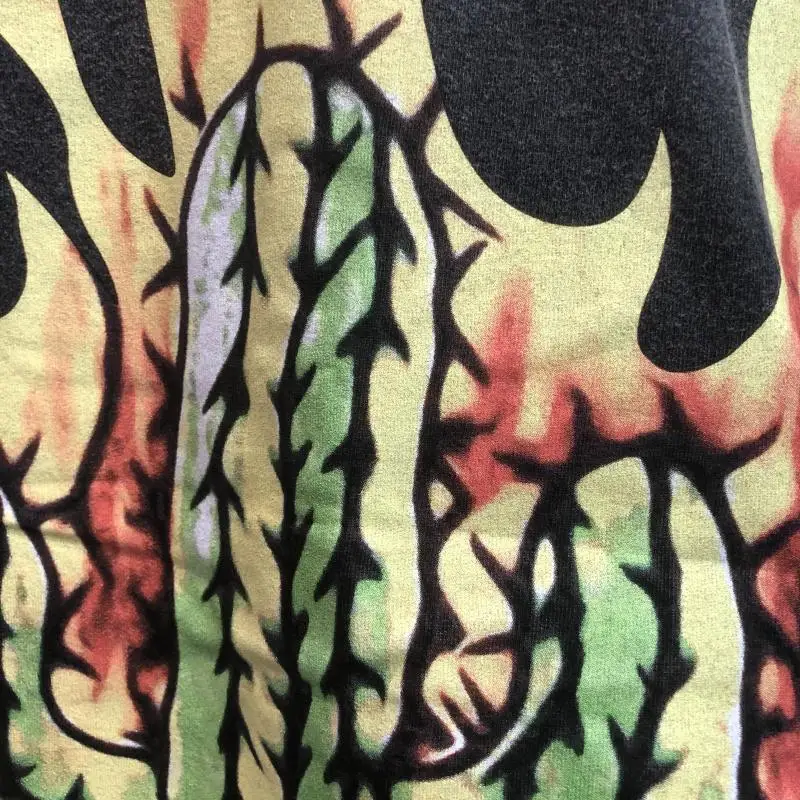

Heavy Fabric Burning Cactus Travis Scott Cactus Jack T-shirt Men Women Fashion Top Tees T Shirts customized products