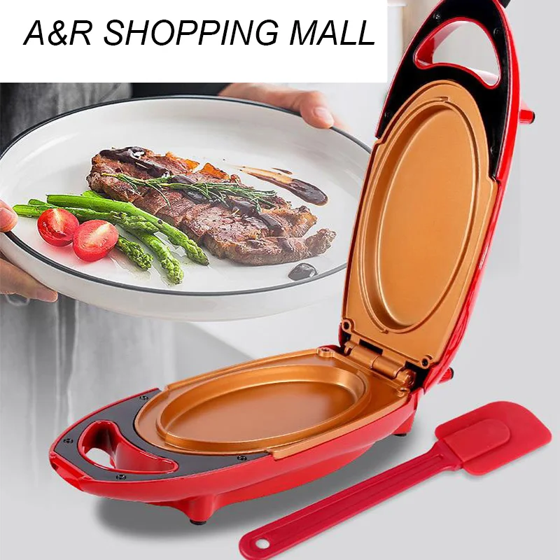 110 В/220 В антипригарная электрическая блинница для пиццы блинов выпечки сковорода