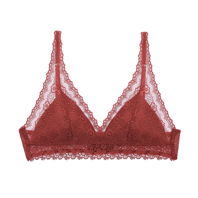 LILYMODA Новое поступление высокое качество удобный женский беспроводной кружевной