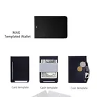 Модульный кошелек Для мужчин Мини Съемный магнитных карт сумка пользовательских карт бумажник держатель для карт Портмоне с отделениями для кредитных карт кошельки для путешествий