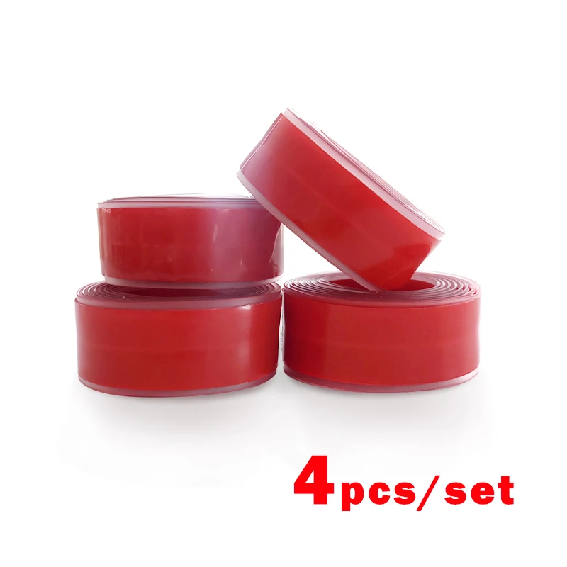 4 шт. запасная лента для туалета душевой раковины ванной уплотнительная из белого