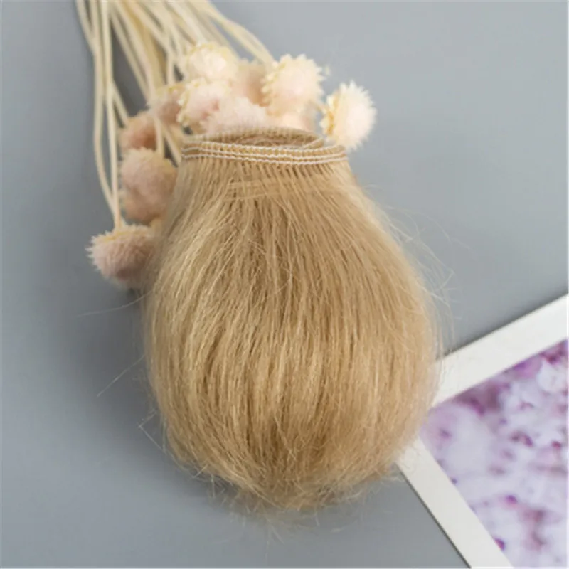 5*100 см Чистый мохеровый парик для самостоятельной сборки детские куклы волосы с