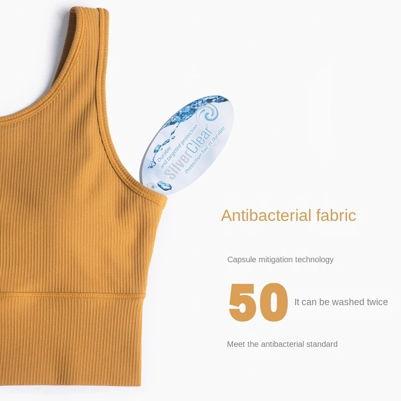 

2021 Sexy tops Yoga Sports Thread Vest Top For Women Gym Push-up High Support Elastic Underwear Workout Tank Fitness Bra