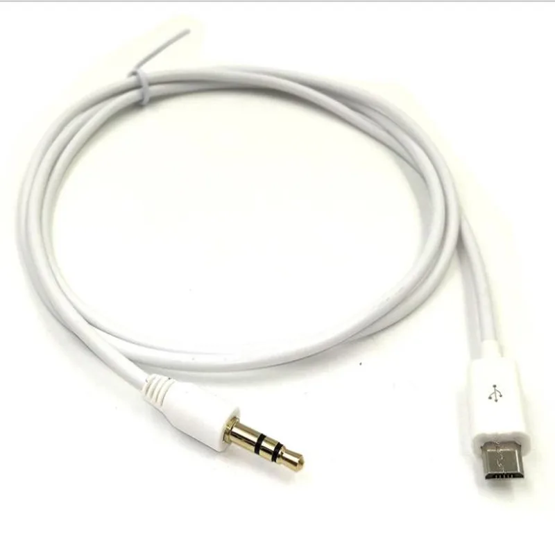 Автомобильный аудиокабель для мобильного телефона AUX line USB micro Android интерфейс DC3.5
