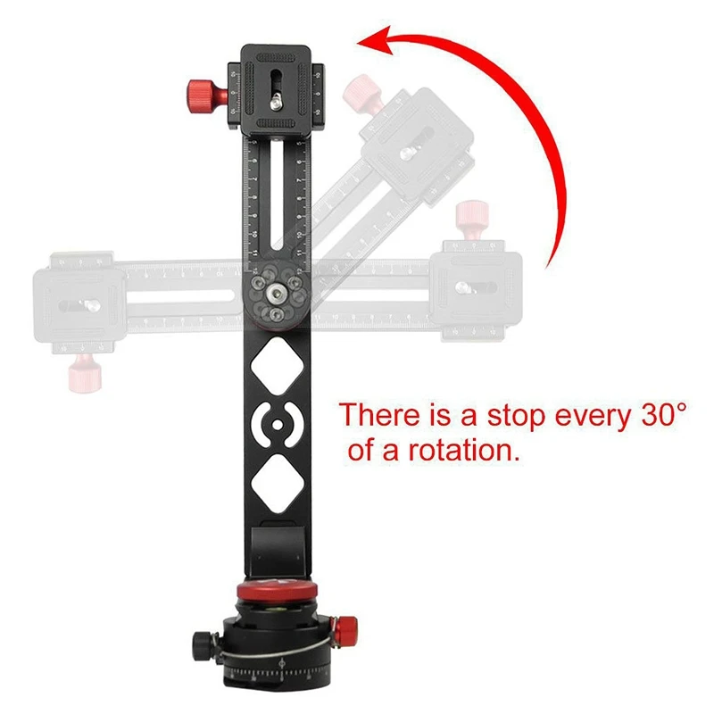 

720 Degree Panoramic Head Aluminium Alloy with Ball Head Quick Release Plate Carry Bag for Nikon Canon Sony DSLR Camera