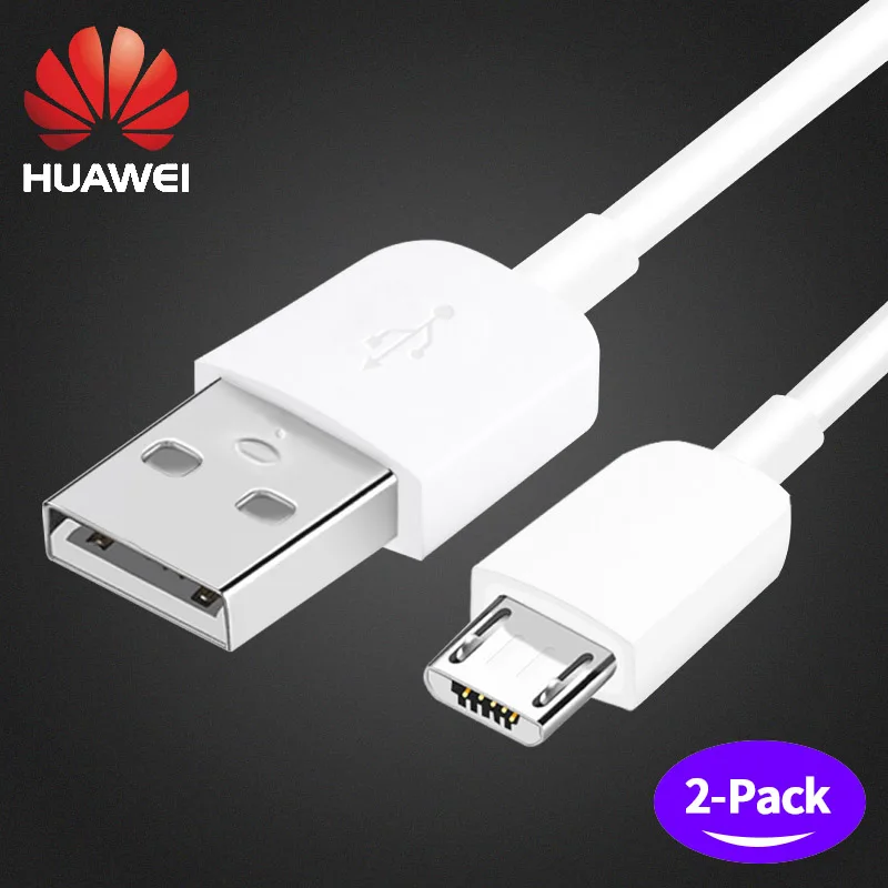 Huawei подлинное быстрое зарядное устройство 9V 2A QC 2,0 быстрое зарядное устройство USB адаптер Micro кабель для P8 P9 Plus P10Lite Honor 8 9 Mate10 Nova 2i 3 - Тип штекера: 2 Mirco USB Cables