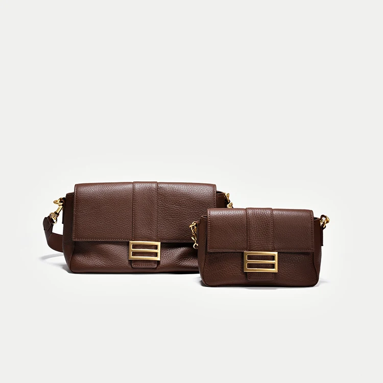 Сумка в стиле ретро с одним плечом и широким плечевым ремнем на осень зиму|Сумки