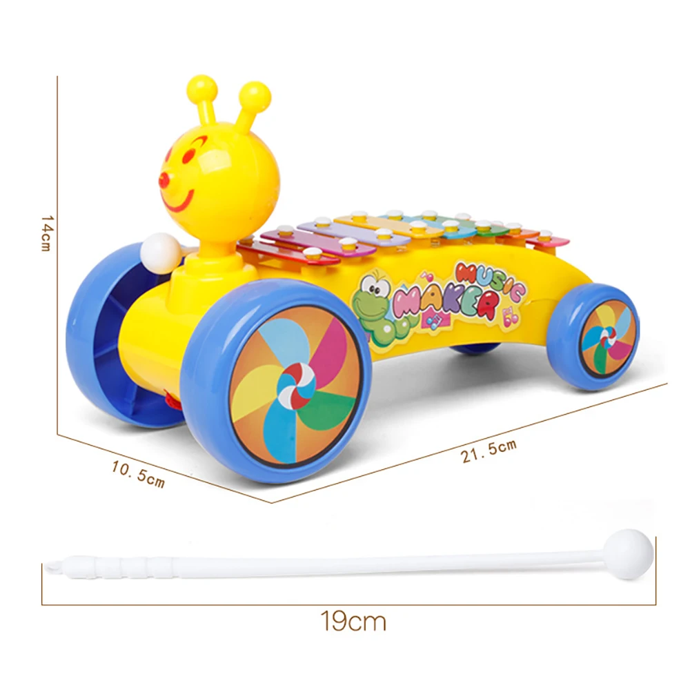

Kids Music Car Toy 8 Scales Keyboard Music Car Instrument Piano Xylophone Toy Educational Toy Baby Musical Instrument Toys Gift