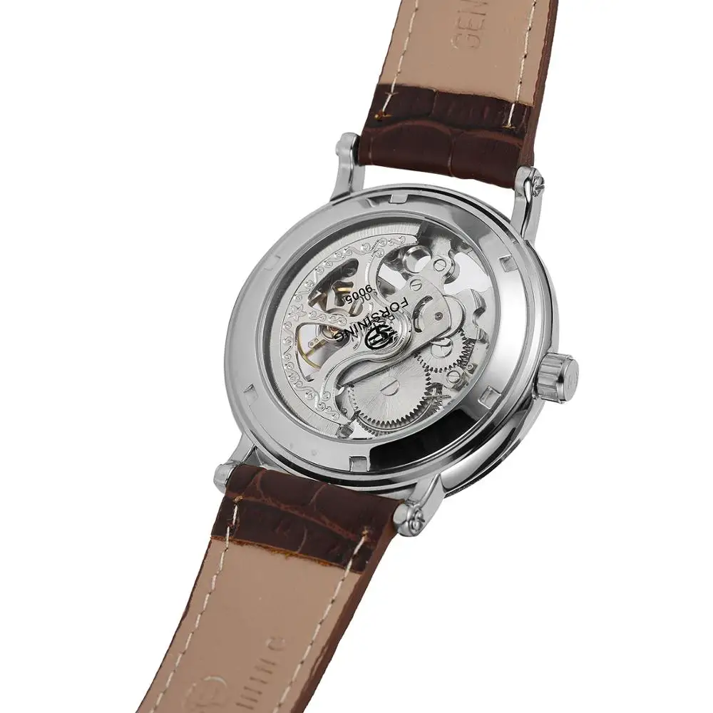 Часы наручные FORSINING Мужские механические простые повседневные автоматические с