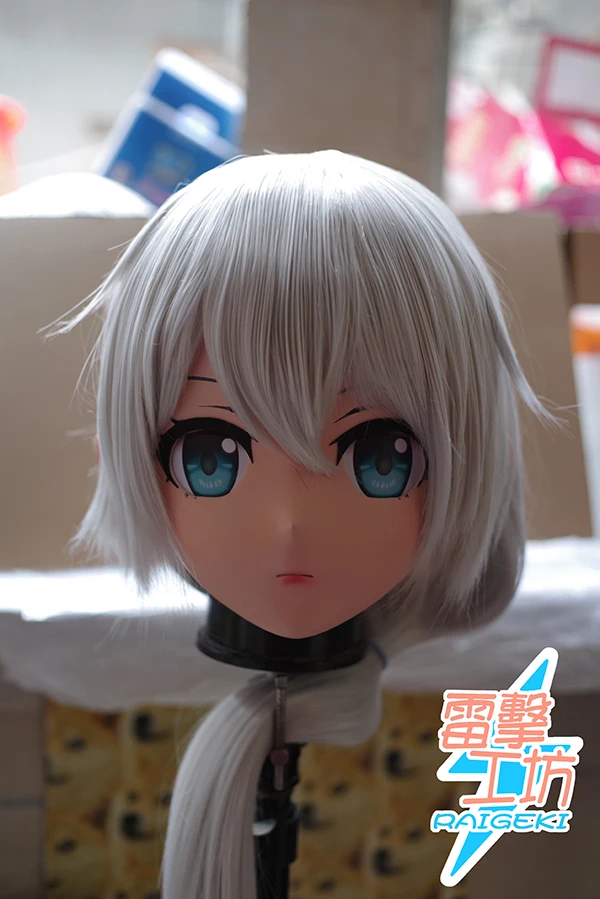 

(RAIGEKI MAKS 86) Resin 2/3 Head Crossdresser BJD DOLL Kigurumi Anime Game Honkai Impact 3 Theresa Apocalypse Cosplay Mask