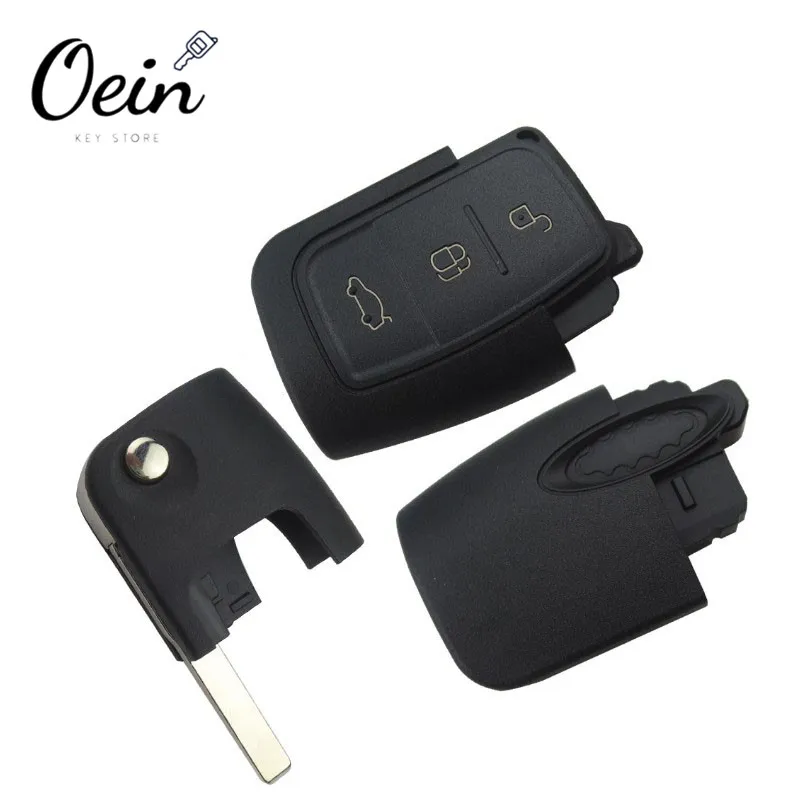 3 кнопки 433 МГц с чипом 4D63 складной пульт дистанционного управления Автомобильный