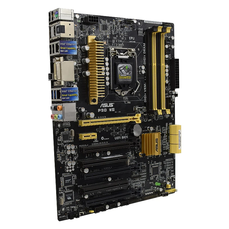 Günstig ASUS P9D WS PC Gaming Server Workstation Desktop Motherboard LGA 1150 C226 DDR3 Motherboard Set