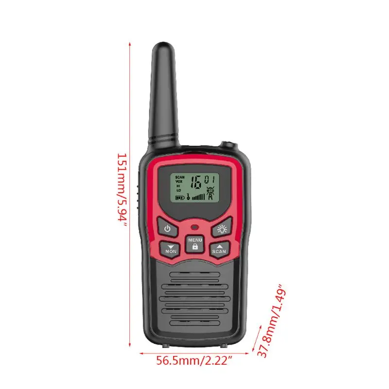 

Walkie Talkies for Adults Long Range 6 Pack 2-Way Radios Up to 5 Miles Range in