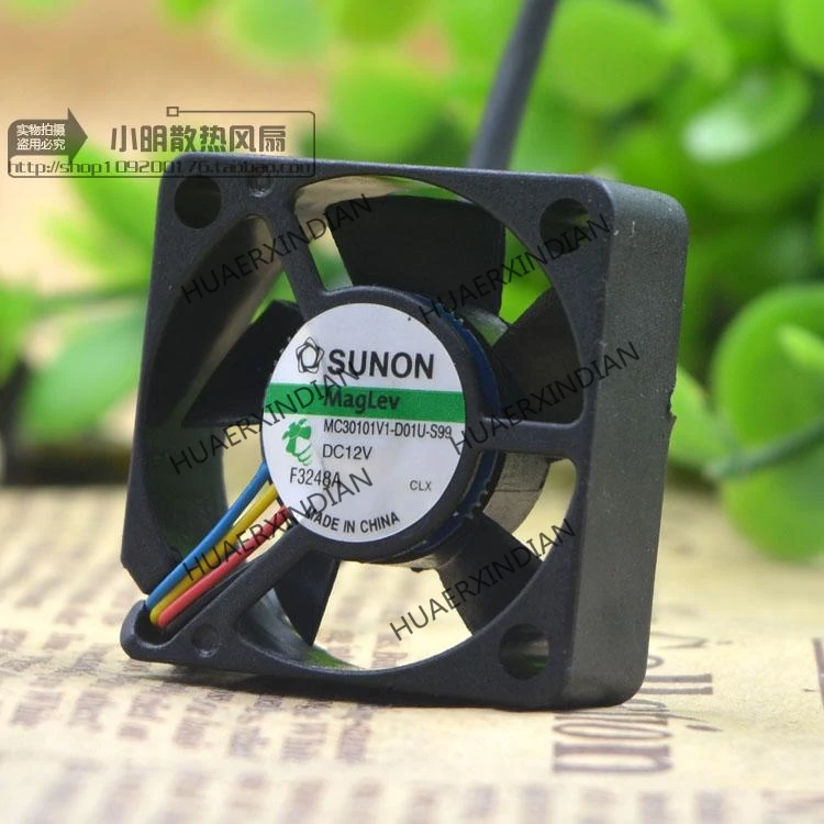 Новый MC30101V1 D01U S99 12V 3010 3 см ШИМ 4 провода защиты электродвигателя Вентилятор