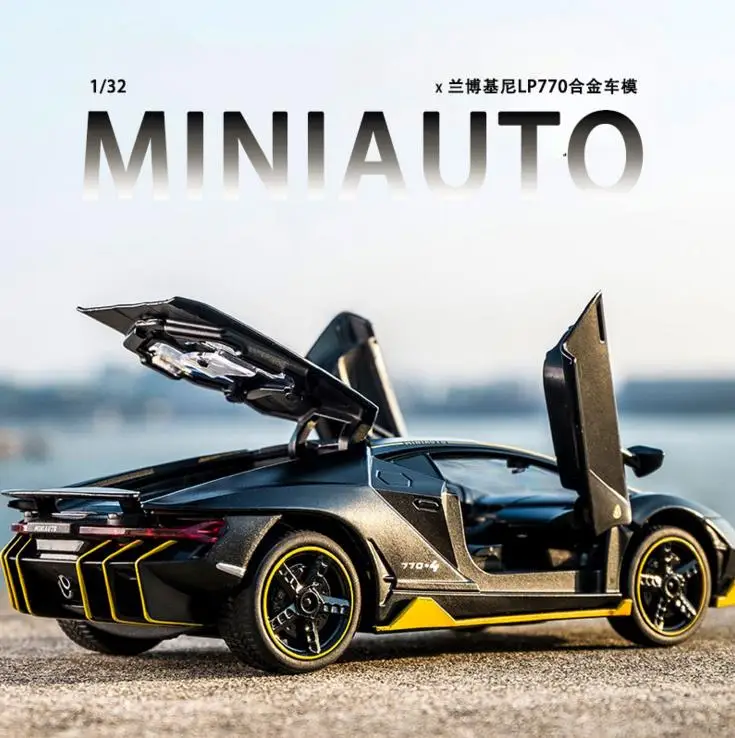 Lamborghini veneno Автомобильная модель спортивного автомобиля литой звук Супер